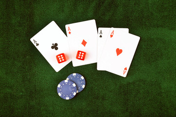 Dice, lottery, gambling and casino games