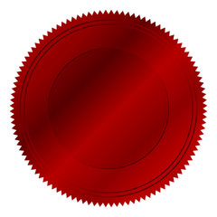 Vector of red seal
