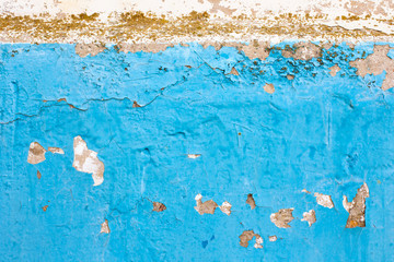 Old paint on the wall