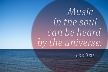 music in soul LaoTzu