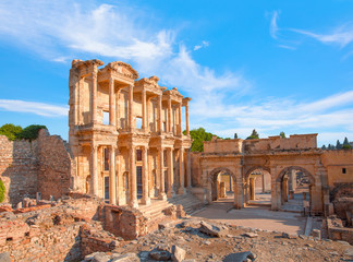 Obraz premium Celsus Library in Ephesus, Turkey