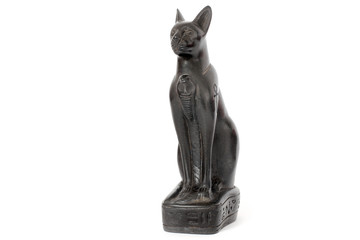 Fototapeta na wymiar Figurine of an Egyptian cat