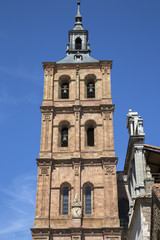 Fototapeta na wymiar Cathedral Church Tower, Astorga, Spain