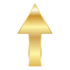 vector illustration of Golden Arrow