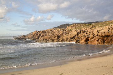 Fototapeta na wymiar Forcados Point Beach; Costa de la Muerte; Galicia