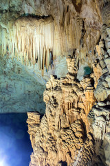 A historical cave, Gilindire in Turkey