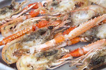 Closeup of Prawn Head
