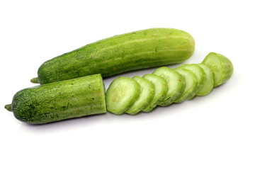 Green cucumber vegetable