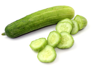 Green cucumber vegetable