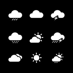 Weather icon set