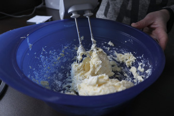 Rührschüssel mit Teig