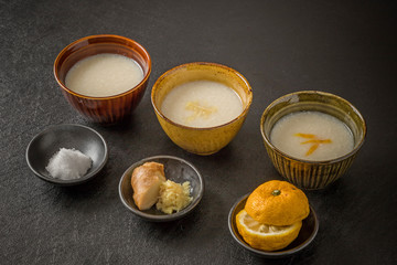 甘酒　 delicious sweet alcoholic drink japan