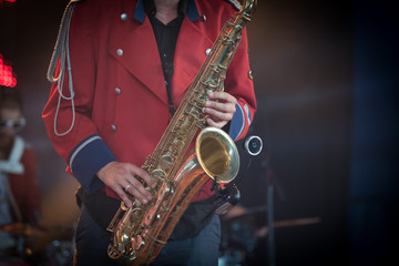 Plakat saxophone