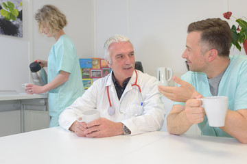 Obraz premium doctors having a break