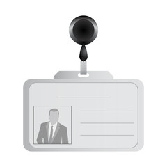 Vector illustration of blank plastic id cards