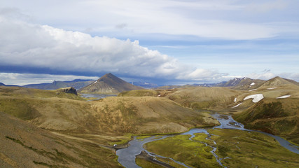 Landmannalaugar Vulkanwelt auf Island