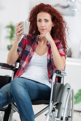 woman in wheelchair