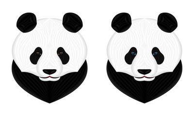 Vector Panda Bear