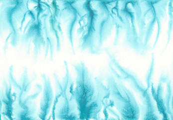winter frost blue watercolor background