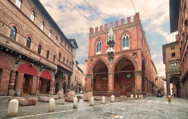 Fototapeten street in the old city of Bologna © Vivida Photo PC