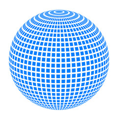 Vector illustration of globe icon