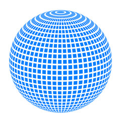 Vector illustration of globe icon