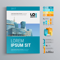 Naklejka premium Brochure Template Design