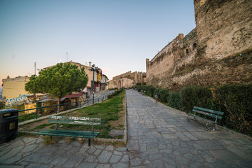 Fototapeta na wymiar Trigoniou Tower, at Thessaloniki city, Greece