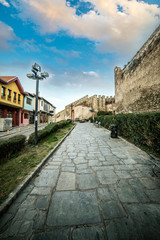 Fototapeta na wymiar Trigoniou Tower, at Thessaloniki city, Greece
