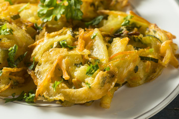 Homemade Fried Vegetable Birds Nests