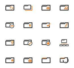 Folder icons set