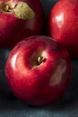 Fototapeta na wymiar Red Organic Macintosh Apples