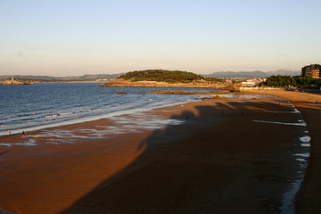 Santander, ciudad y capital de Cantabria (España) Zona costa de El Sardinero