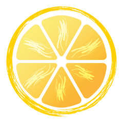Vector illustration of lemon