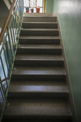 stairs in an old building