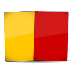 Naklejka premium Vector illustration of card Football