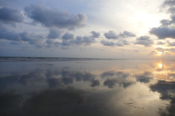 Beautiful natural delicious magnificent asian sunset sunrise