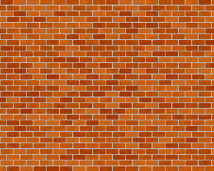 brick wall illustration background - vector