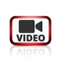 Video Button sign illustration
