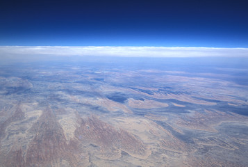 Australia outback from the sky