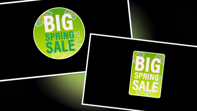 Floral Spring Sticker Titles