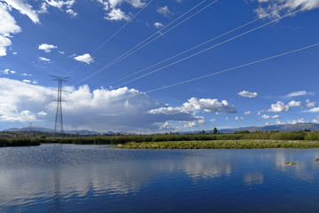 Postes de alumbrado el&eacute;ctrico