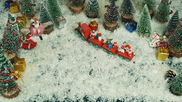 Stop motion animation of Christmas party 2024