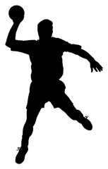 Male handball player