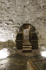 Obraz premium Crypt under Diocletian Palace in Split