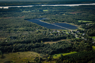 Solar Farm near the  St. Lawrence River