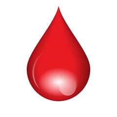 Fototapeta premium Vector illustration of Blood Drop