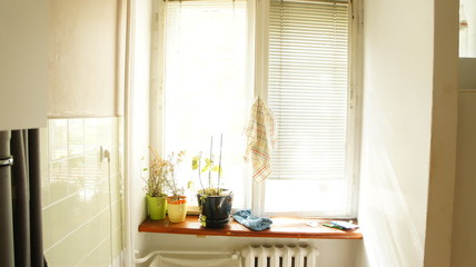 White wooden window