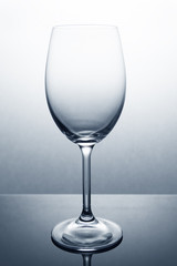 Wine glass close up