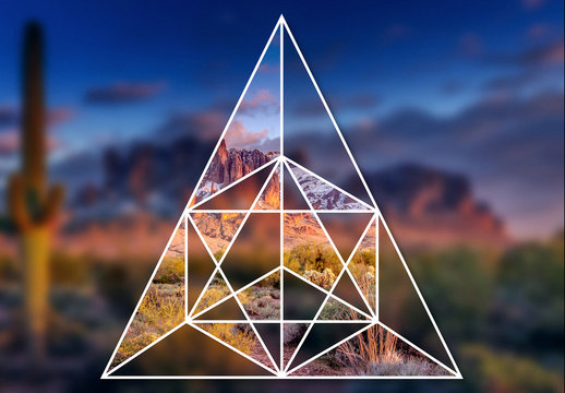 Interbloqueo de m&aacute;scaras de im&aacute;genes geom&eacute;tricas